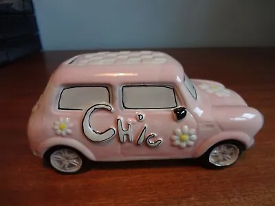 Austin Morris BMC Mini Chic Car Money Box #MN14R By Oriental Ceramics NEW • £8