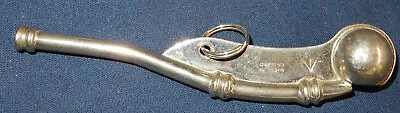 FINE VINTAGE BOSUN'S CALL WHISTLE - CHROME NAVY MILITARY CROWS FOOT - 120 Mm • $1.23