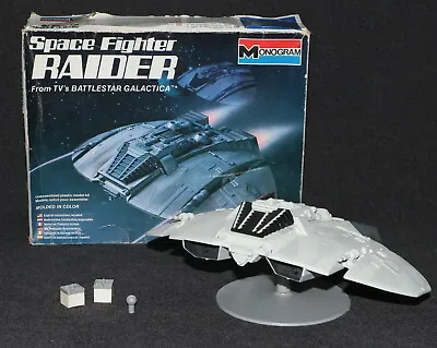 Monogram Battlestar Galactica 1978 Cylon Raider Space Fighter Built Up Pro Job • $57.44