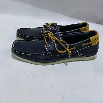 £15 • Buy BNIB Jack & Jones Blue Leather Shoes - UK Size7 #373