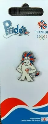 Official London 2012 Olympic Team Gb Pride The Lion Pose Pin Badge Brand New! • £4.90