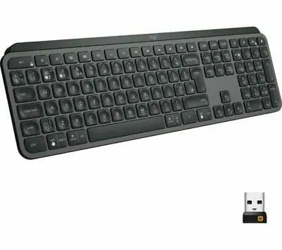 Logitech MX Keys Wireless Illuminated Keyboard - Black • £72