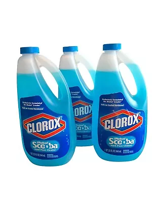 Lot Of 3 Clorox IRobot Scooba Hard Floor Cleaner Solution 32 Oz Bottles Sealed • $49.99