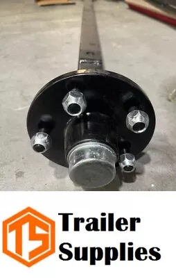 $175 • Buy Lazy 5 Stud Trailer Axle 45mm Square Complete 1400kg 