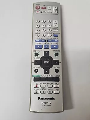 Panasonic Dvd Recorder Remote Control Eur7720km0 Dmres10 Dmres10ebls Dmres10ebs  • £8.99