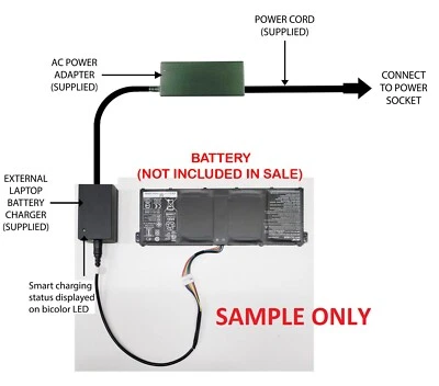External (Standalone) Laptop Battery Charger For ACER Internal Batteries AC01 • £57.98
