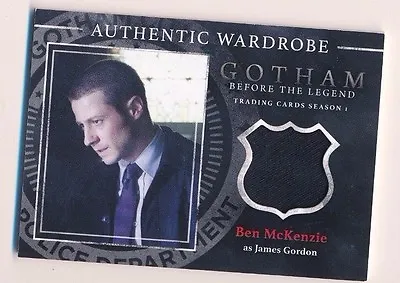 2016 Cryptozoic Gotham Season 1 Ben McKenzie James Gordon Wardrobe Card M25  • $14.89