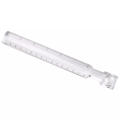  Drawing Rulers Centimeter Scale Magnifying Bar For Reading Tool • £5.78