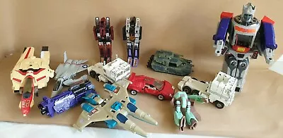 £44.99 • Buy Transformers G1 + Go Bots Bundle Mostly Spares Optimus Slugslinger Skywarp Etc