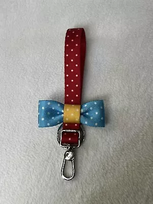 Harvey Seatbelt Minnie Mouse Lots Of Dots CNG Click-N-Go Bow Keychain • $22