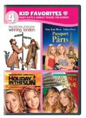 4 Kid Favorites: Mary-Kate & Ashley Travel The World [DVD] • $7.77