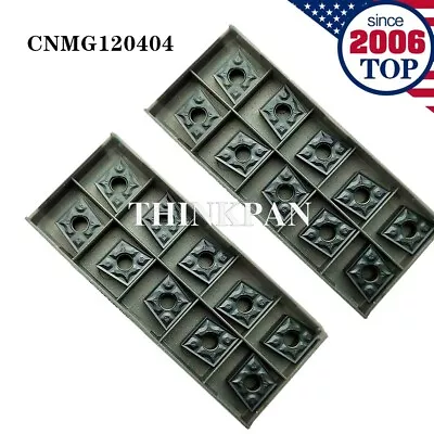 CNMG120404 CNMG431 Carbide Turning Insert Lathe Milling BladesPack Of 20 • $39.99