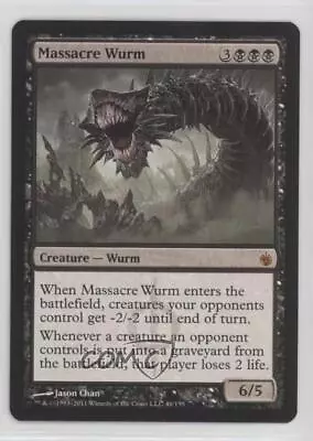 2011 Magic: The Gathering - Mirrodin Besieged Massacre Wurm #46 G1e • $3.70