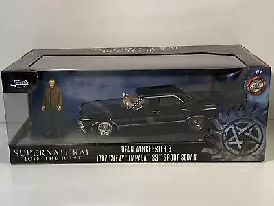 £34.99 • Buy Supernatural 1967 Impala And Dean Winchester 1:24 Scale Jada 32250