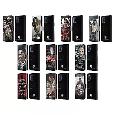 Amc The Walking Dead Rick Grimes Legacy Leather Book Wallet Case For Oppo Phones • $17.55