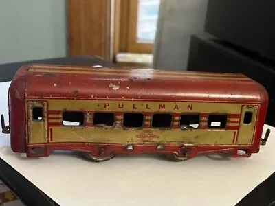 Vintage 1930s Hafner Train Car Streamliners Red Pullman Car - Rare • $16.99