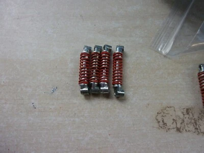 £10 • Buy Meccano 4 Shock Absorber Assy (2 Sets Of 2) - Orange Springs - Part 120d  