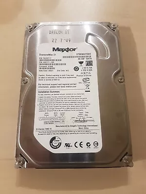 £3.99 • Buy Internal Hard Drive Maxtor DiamondMax 21 STM380215AS 80Gb 3.5  Used