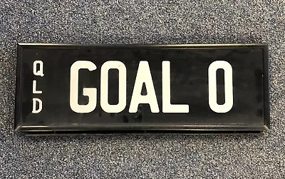 GOAL 0 -Personalised Number Plates Qld • $1499