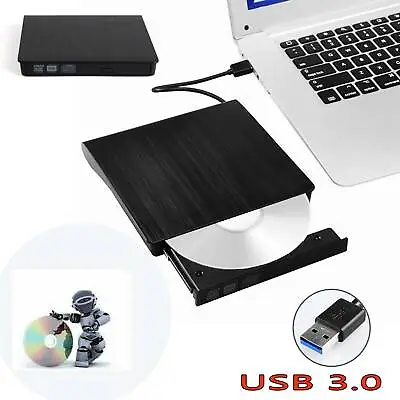 £7.69 • Buy External USB 3.0 Drive DVD±RW CD RW Drive Copier Writer Reader Rewriter