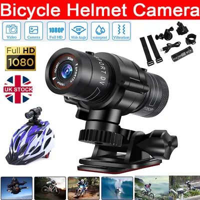 Full HD 1080P DVR Motor Bike Motor Cycle Action Helmet Sports Camera Cam UK FAST • £24.99
