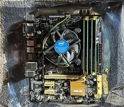 ASUS B85M-G R2.0 LGA 1150/Socket H3 Core I3-4160 With 16GB RAM • £100