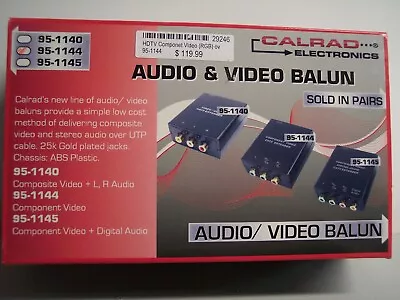 Calrad 95-1144 Component Video Balun - Video Over Cat5  • $29.95