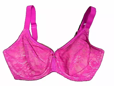 Wacoal Lace Finesse Full Coverage Underwire Bra 855201 Wild Aster 34DDD NWOT • $24.99