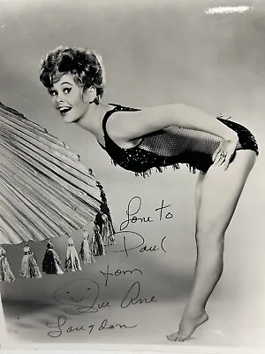 Sue Ane Langdon American Actress 10 X 8” B/W Picture Signed • $45