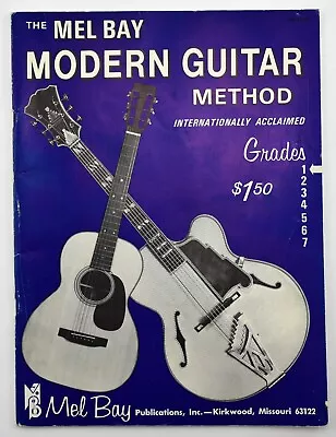 The Mel Bay Modern Guitar Method Grade 1 Beginner Instruction Music Book 1970 • $9.50