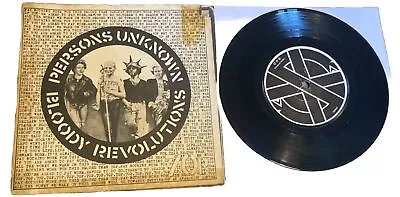 Crass Persons Unknown/Bloody Revolution 7 Inch Vinyl Single • £17.50