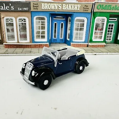 Oxford Diecast 1:76 OO Railway Scale Morris 8 Car Model In Blue • £8.95