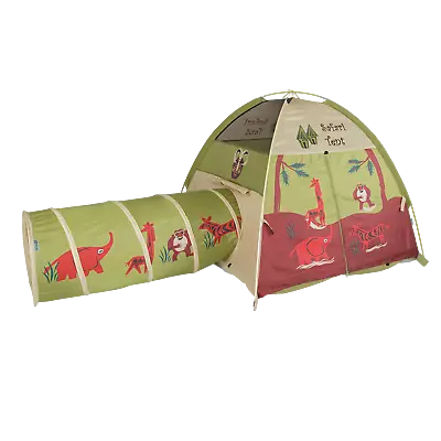 Pacific Play Tents  Jungle Safari Tent & Tunnel Combo Tent Size: 48  X 48  X • $62.99