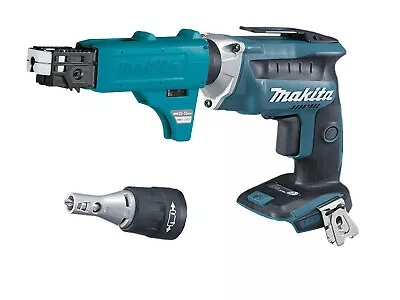 Makita 18V Brushless Drywall Screwdriver Collated Attachment - DFS452 - Body On • £240