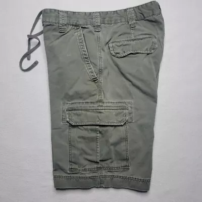 Mossimo Cargo Supply Shorts Men's Size 34 Military Green Y2K • $22