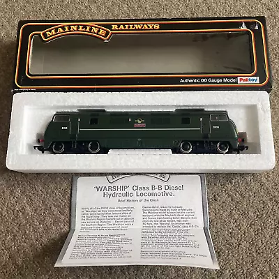 OO GAUGE CLASS 42 WARSHIP NAMED HIGHFLYER BR GREEN No. D824 UNUSED See Pics/read • £49.95