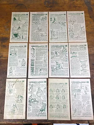 12 Premium 1952 NABISCO STRAIGHT ARROW Cards ~ Outdoors Off The Grid Knowledge • $19