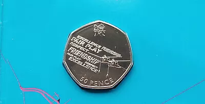 50p Coin. OLYMPIC GAMES ROWING Fifty Pence Coin 2011 BUNC. • £6.29