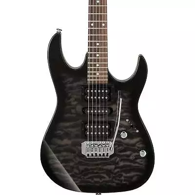 Ibanez GRX70QA Gio RX 6-String Electric Guitar - Transparent Black • $199.99