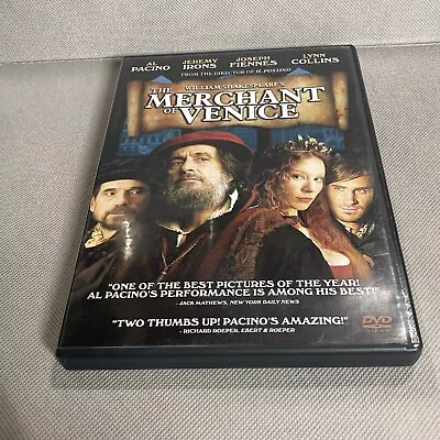 William Shakespeare's The Merchant Of Venice Al Pacino Jeremy Irons • $3.99