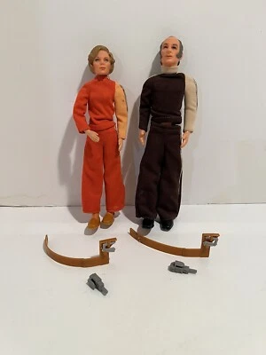 $52 • Buy Vintage Mattel 1975 SPACE:1999 Action Figure Lot DR RUSSELL & BERGMAN Complete!