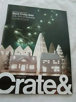 Crate&Barrel Crate & Barrel Catalog Holiday 2019 Brand New • $16.84