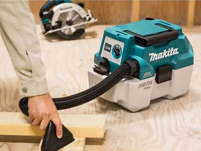 Makita DVC750LZ 18V LXT Wet & Dry Vacuum L Class Hoover Brushless BODY ONLY • £159.99