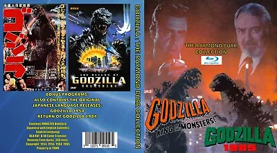 GODZILLA: THE RAYMOND BURR (as Steve Martin) COLLECTION - BLU RAY W/ Bonus Dvd • $24.95