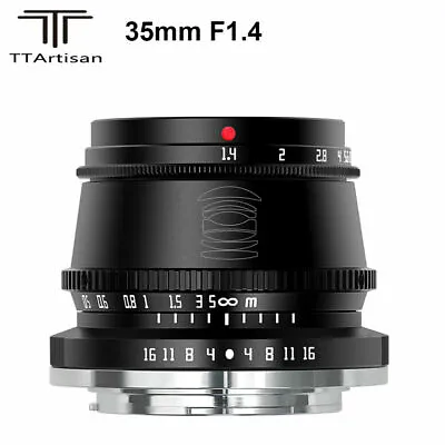 TTArtisan 35mm F1.4 APS-C Manual Lens For Micro M4/3 Panasonic Olympus Camera • $119.90