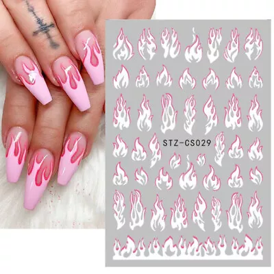 Drawing Pattern Nail Stickers Waterproof Nail Art Design DIY Decals Easy Use • $1.95