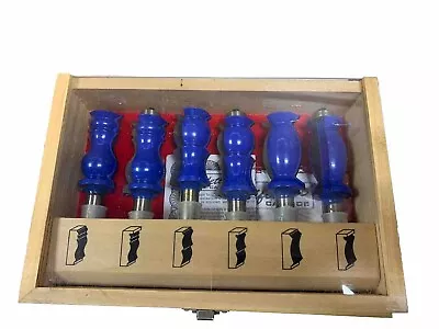 6 Piece 1 /2-in Shank Crown Molding Router Bit Set • $70