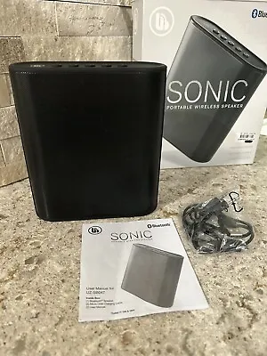 Merkury Portable Sonic Wireless Bluetooth  Speaker UZ-SB047 Black 7” • $12