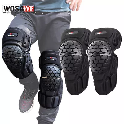 WOSAWE Knee Brace Motorcycle Motorbike Knee Pads Dirt Bike Knee Shin Guards Gear • $29.86