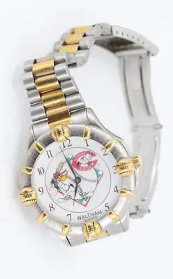 Vintage Waltham 1994 Wrist Watch Cincinnati Reds Quartz Looney Tunes Daffy Duck • $65
